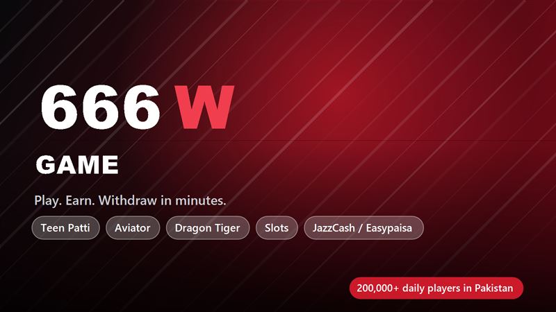 666W Game full review and guide for Pakistan